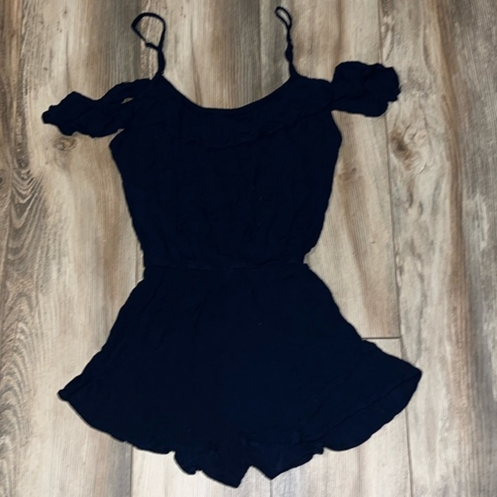Ambience S short romper Blue